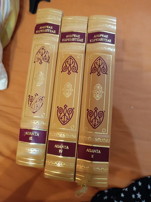 Andreas Karkavitsas Complete Works 3 Volumes like new, deluxe hardcover edition