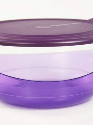 Tupperware Ελεγκαντ μπωλ 2.3 λ Καινούργιο, μωβ κρυστάλλινο