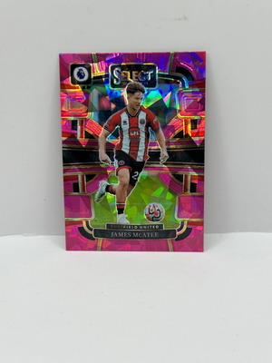 Panini Select Premier League James Mcatee Purple Ice 2023-24