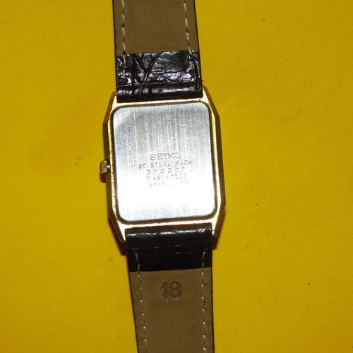 Vintage Seiko Y4814-1333 Quartz watch used, functional