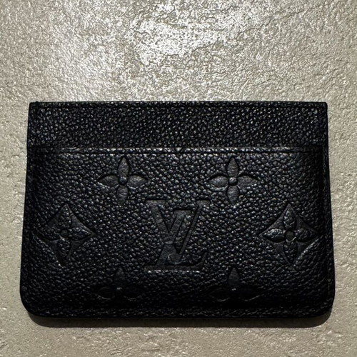 Louis Vuitton cardholder leather, like new, black