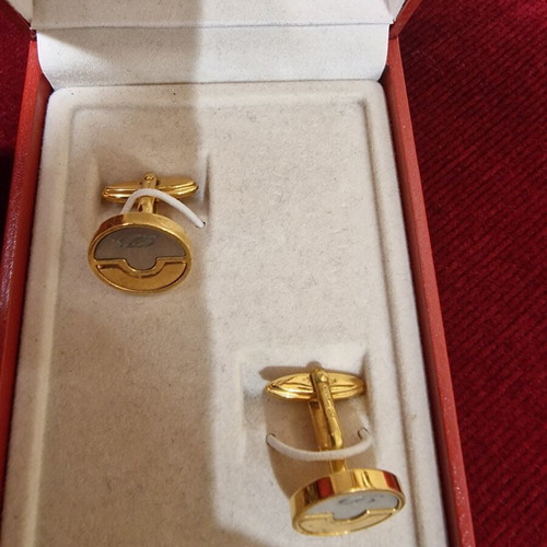 Dupont gold-plated cufflinks like new