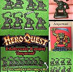  HeroQuest 8 Αυθεντικές Φιγούρες Δαιμονικό (Orc) Επιτραπέζιο Παιχνίδι ΜΒ 1989 el Greco 1991 Boardgame spare parts figures