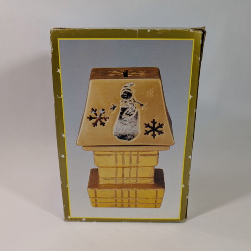 Christmas decorative ceramic lantern for tealight used
