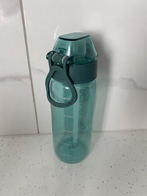 Αθλητικό παγούρι νερού 1gActive με καλαμάκι 500ml βεραμάν
