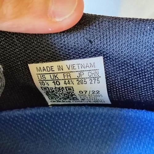 Παπούτσια Adidas Hoops μεταχειρισμένα, casual, μέγεθος 44.5, μαύρο και καφέ