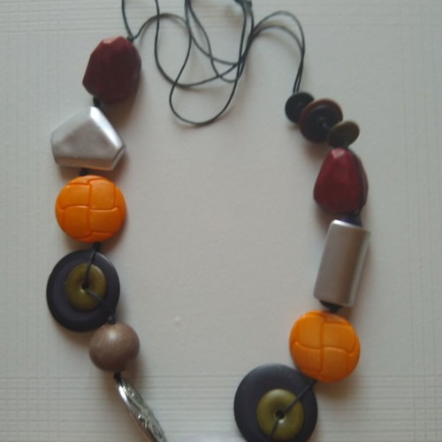 Pendant necklace multicolor new