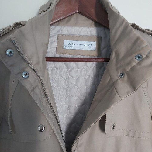 Zara women's jacket like new, size S, beige