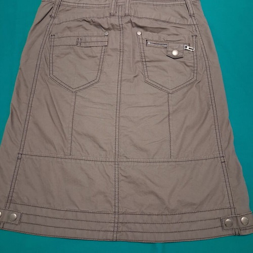 Vintage cargo midi skirt Esprit gray like new