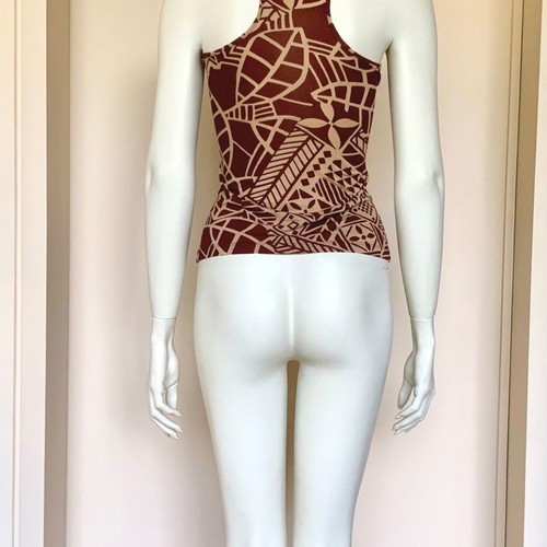 Victoria's Secret Racerback Tank Top Size XS with Wooden Beads