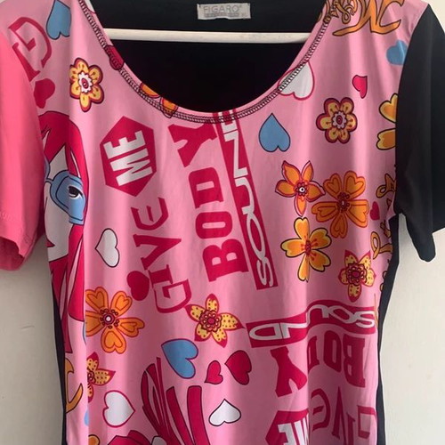 Figaro XL multicolor blouse used, very elastic