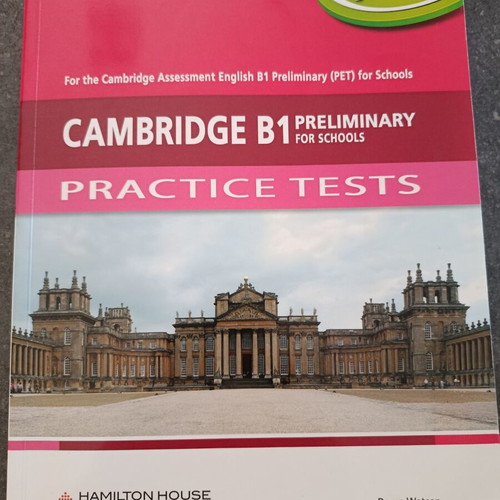 Cambridge B1 Practice Tests like new, English