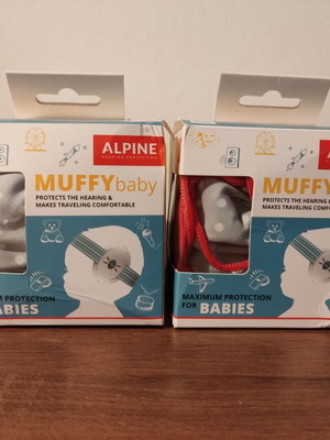 Alpine Muffy Baby infant earplugs, blue, pack of 2
