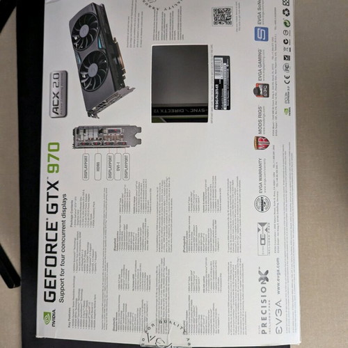 EVGA GeForce GTX 970 4GB FTW+ ACX 2 used office graphics card