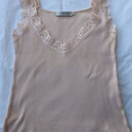 Entracte pink blouse used with elastic lace, size S
