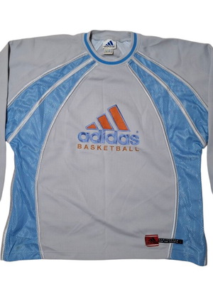Vintage Adidas Basketball shirt used with side zippers
