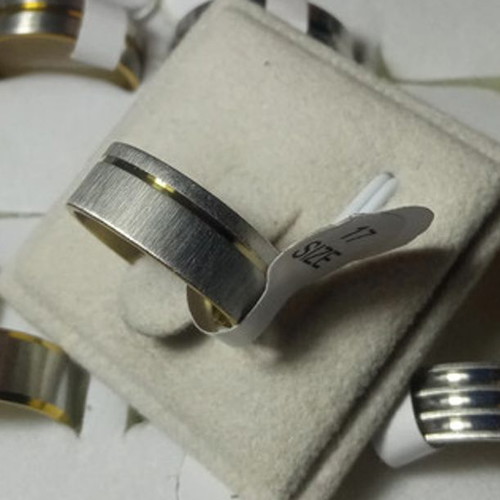 Women's ring new, durable steel, size 17