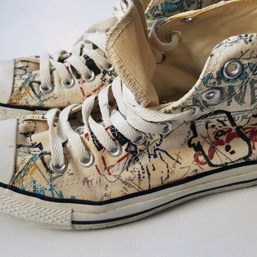 All Star Vintage Graffity Converse ankle boots size 40