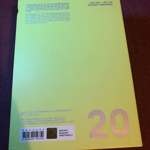 NCT Seasons Greetings 2018 used