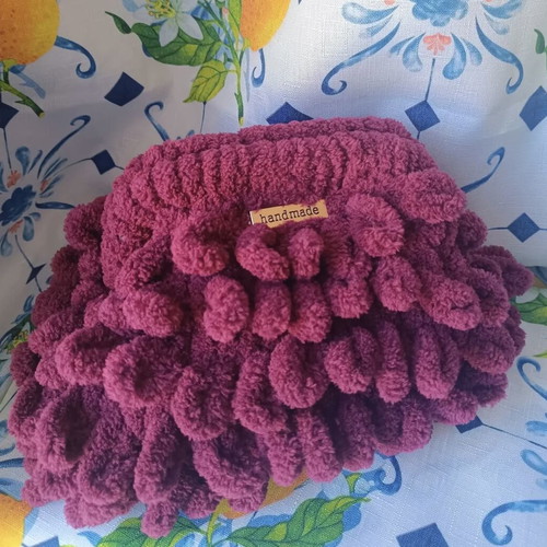 Puffy bag handmade new, custom order multicolor
