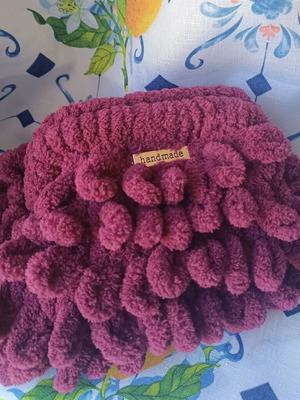 Puffy bag handmade new, custom order multicolor