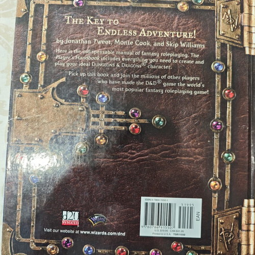 Dungeons and Dragons Core Rulebook 1 used, English