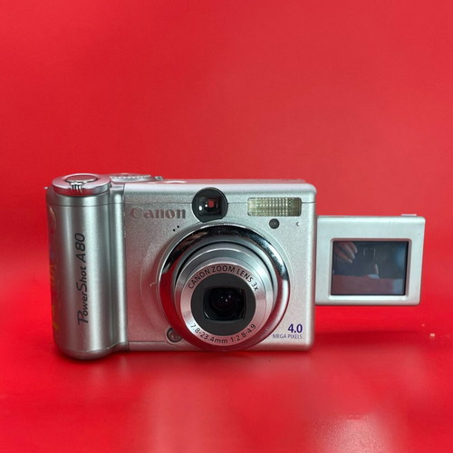 Canon PowerShot A80 digital camera used