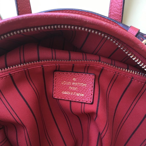 LV backpack small size as new, red