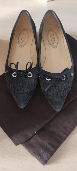 TOD'S δερμάτινες μπαλαρίνες