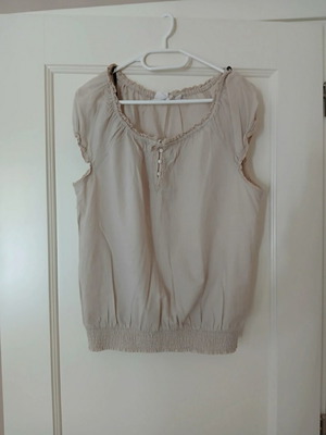 H&M Women's Summer Shirt beige like new, size L