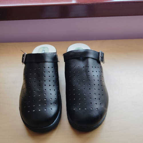 Anatomical medical clogs natural leather size 42