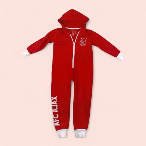 Vintage AFC Ajax Amsterdam Kids Romper Pyjamas size 116/122 4-5y like new, red