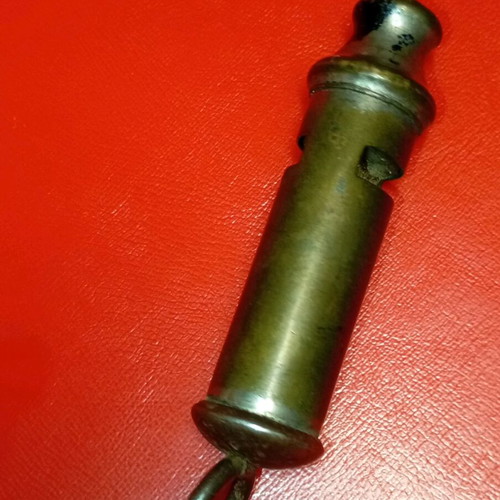 Old whistle used, possibly police from 1950s