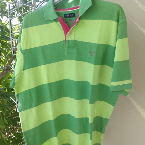 Gant shirt with collar like new, green shades