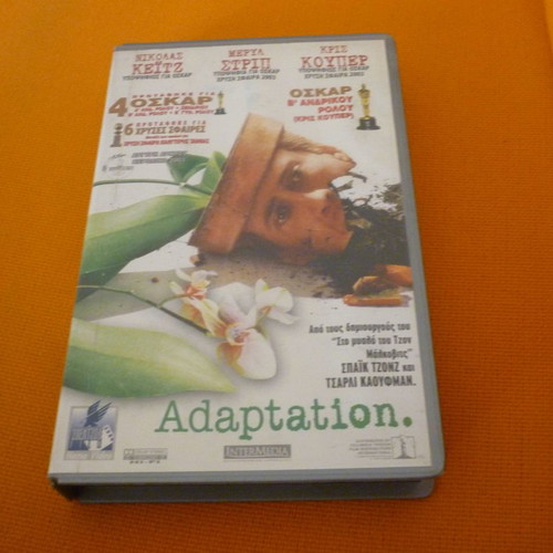 Adaptation VHS tape used, comedy, crime, subtitles