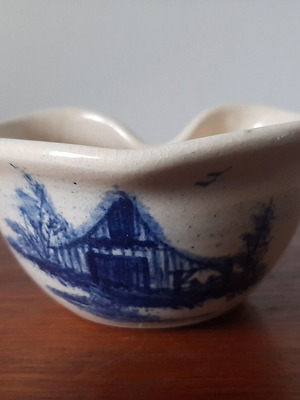 Paul Storie Pottery μικρό χειροποίητο κεραμικό μπολ καρδιάς σαν καινούργιο