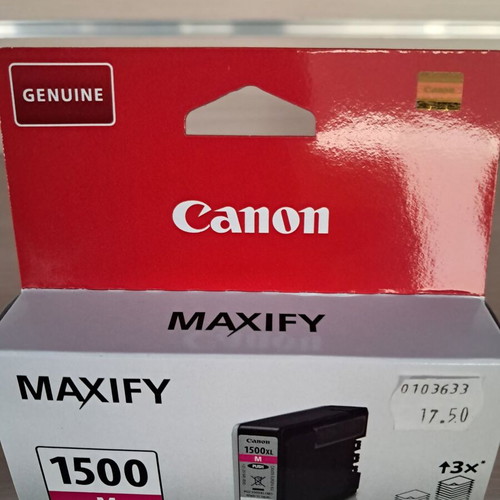 Canon 1500XL ink cartridges new, pack of 4