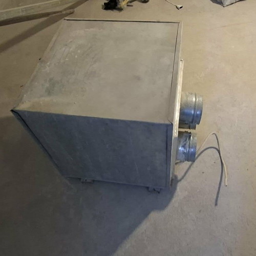 Bubble ventilation motor used in galvanized box