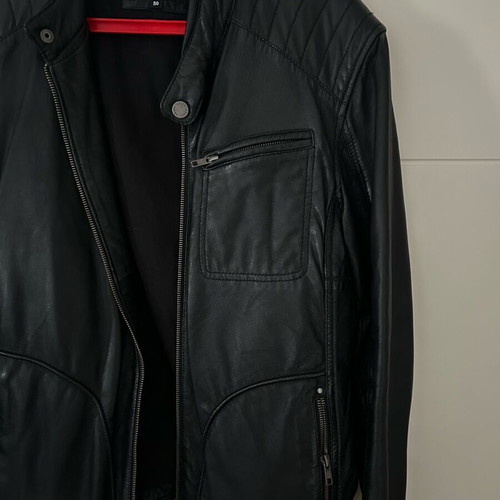 Leather jacket men's like new, size XL