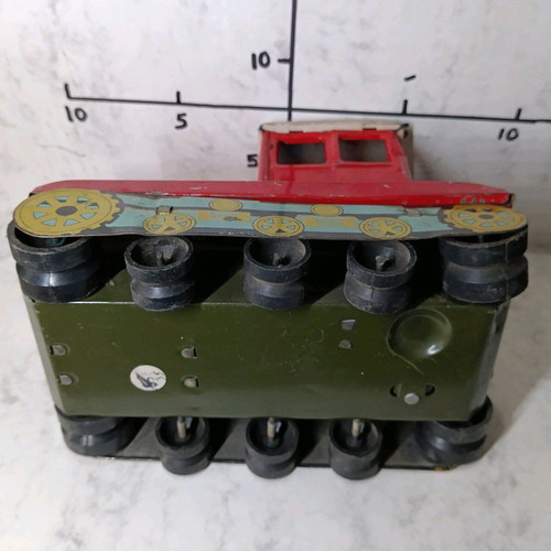 Large tin wind-up toy used, 20x14 cm, 1960s Japan or China
