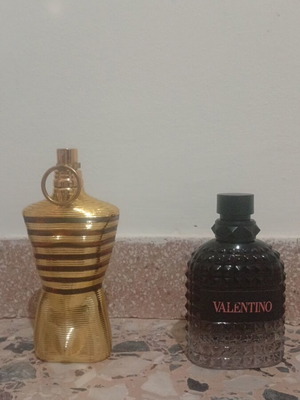 Jean Paul Gaultier Le Male Elixir and Valentino Born in Roma EDT perfumes like new
