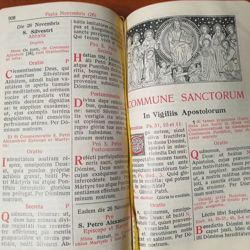 Missale Romanum 1950 used edition by Marietti in Latin