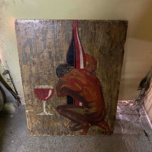 Promotional painting used, Rotonda wine