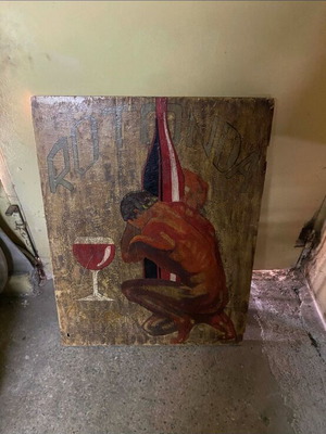 Promotional painting used, Rotonda wine