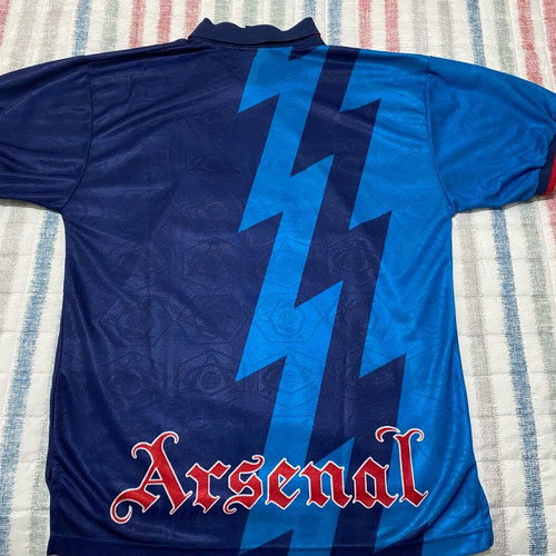 Arsenal 1995-96 away shirt Nike Premier with JVC sponsor, medium