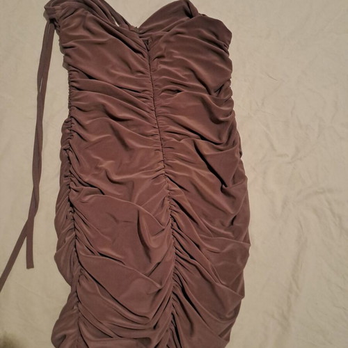 Brown dress new Marmalady with neck tie size S