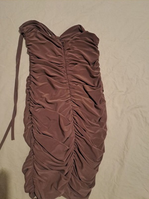 Brown dress new Marmalady with neck tie size S