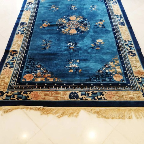 Wool rug Chinese style used with Asian motifs