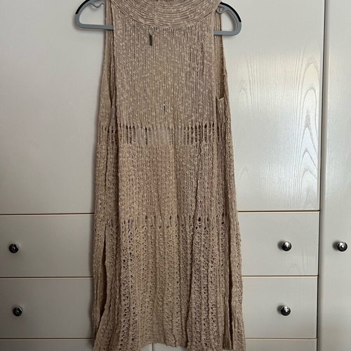 Attrattivo women's knitted cardigan used, size M, beige