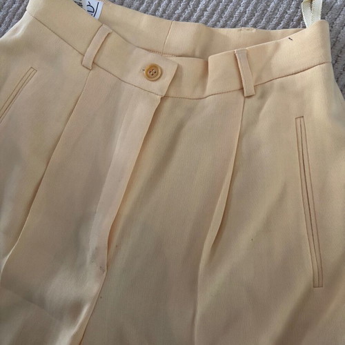 Laurel wool pants vintage (80s) used, yellow butter color